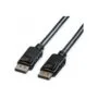 ROLINE DisplayPort Kabel. DP-DP. v1.2. ST - ST. TPE. schwarz. 7.5 m