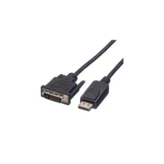 ROLINE DisplayPort Kabel DP ST - DVI ST. schwarz. 1.5 m