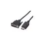 ROLINE DisplayPort Kabel DP ST - DVI ST. schwarz. 1.5 m