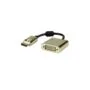 ROLINE GOLD 4K DisplayPort-DVI Adapter, Aktiv, v1.2, DP ST - DVI BU