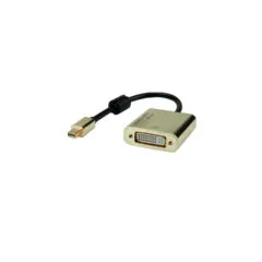 ROLINE GOLD 4K Mini DisplayPort-DVI Adapter Aktiv v1.2mini DP ST - DVI BU