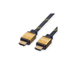 ROLINE GOLD HDMI High Speed Kabel mit Ethernet 2m