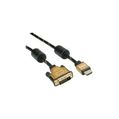 ROLINE GOLD Monitorkabel DVI (24+1) - HDMI. ST ST. 3 m