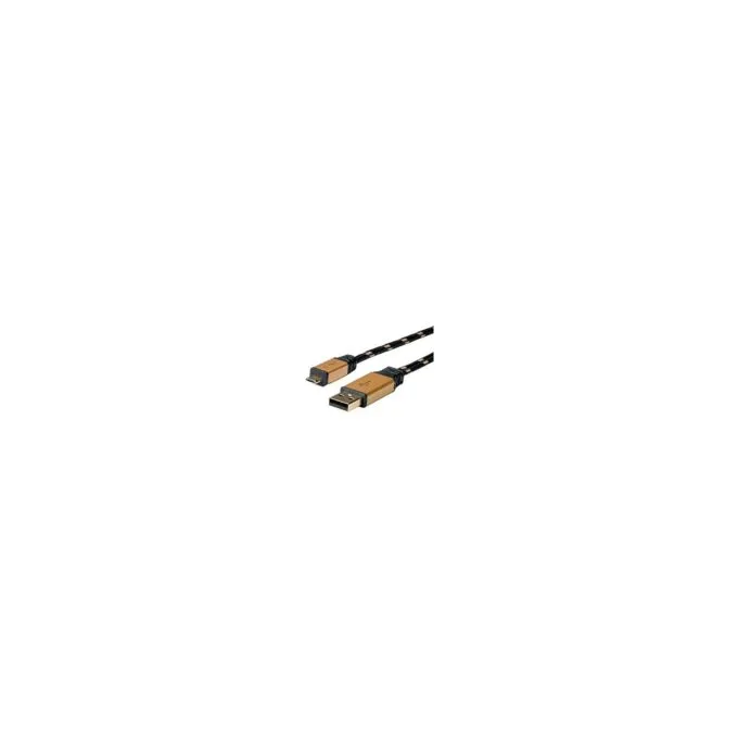 ROLINE GOLD USB 2.0 Kabel Typ A ST - Micro B ST 1.8m — image 2