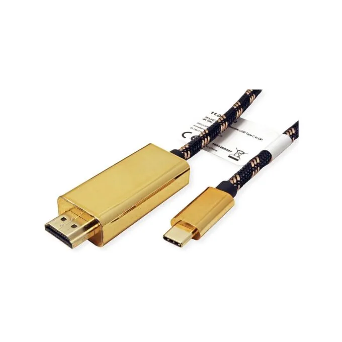ROLINE GOLD USB Typ C - HDMI Adapterkabel. ST ST. 1 m — image 2