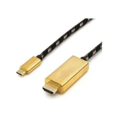 ROLINE GOLD USB Typ C - HDMI Adapterkabel. ST ST. 1 m