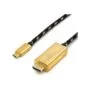 ROLINE GOLD USB Typ C - HDMI Adapterkabel. ST ST. 2 m
