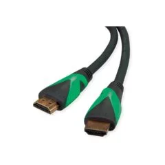 ROLINE GREEN ATC 8K HDMI Ultra HD Kabel mit Ethernet. ST ST. schwarz. 2 m