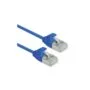 ROLINE GREEN U FTP Patchkabel Cat.6A (Class EA). LSOH. slim. blau. 1 m