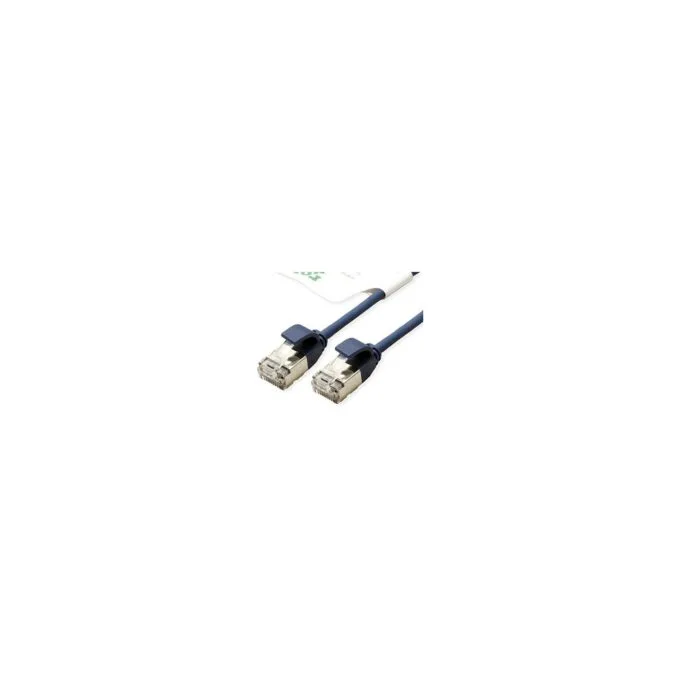 ROLINE GREEN U FTP Patchkabel Cat.6A (Class EA). LSOH. slim. blau. 2 m — image 2
