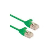 ROLINE GREEN U FTP Patchkabel Cat.6A (Class EA). LSOH. slim. grn. 0.15 m