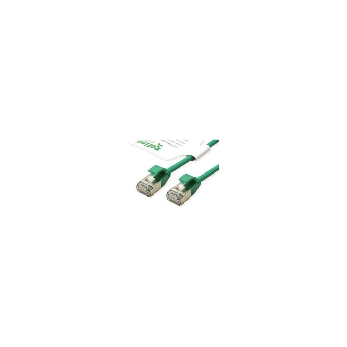 ROLINE GREEN U FTP Patchkabel Cat.6A (Class EA). LSOH. slim. grn. 0.3 m — image 2