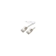 ROLINE GREEN U FTP Patchkabel Cat.6A (Class EA), LSOH, slim, wei, 0,3 m