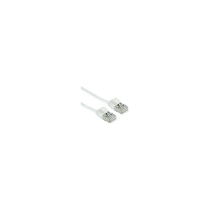 ROLINE GREEN U FTP Patchkabel Cat.6A (Class EA), LSOH, slim, wei, 1,5 m — image 4