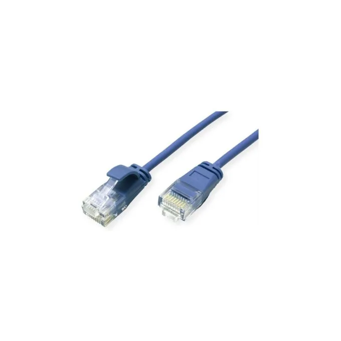 ROLINE GREEN UTP Patchkabel Cat.6A (Class EA). LSOH. slim. blau. 1.5 m — image 3