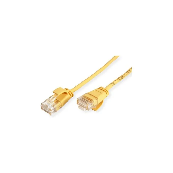 ROLINE GREEN UTP Patchkabel Cat.6A (Class EA). LSOH. slim. gelb. 5 m — image 3