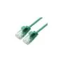 ROLINE GREEN UTP Patchkabel Cat.6A (Class EA). LSOH. slim. grn. 0.15 m