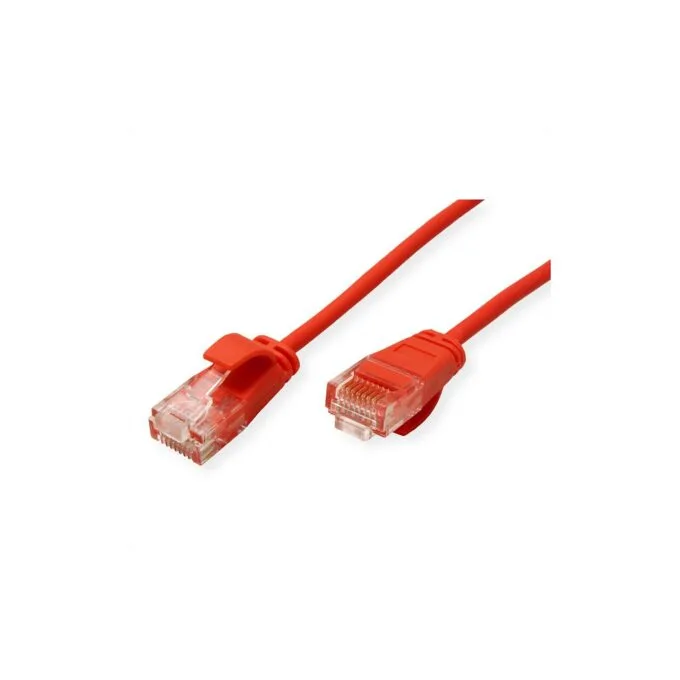 ROLINE GREEN UTP Patchkabel Cat.6A (Class EA). LSOH. slim. rot. 0.3 m — image 2