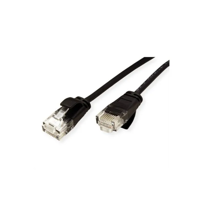 ROLINE GREEN UTP Patchkabel Cat.6A (Class EA). LSOH. slim. schwarz. 5 m — image 2