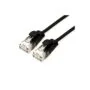 ROLINE GREEN UTP Patchkabel Cat.6A (Class EA). LSOH. slim. schwarz. 5 m