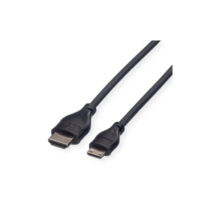 ROLINE HDMI High Speed Kabel mit Ethernet HDMI ST - Mini HDMI ST 2m — image 1
