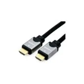 ROLINE HDMI High Speed Kabel mit Ethernet. ST-ST. schwarz silber. 10 m