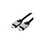 ROLINE HDMI High Speed Kabel mit Ethernet. ST-ST. schwarz silber. 1.5 m