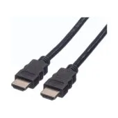 ROLINE HDMI High Speed Kabel mit Ethernet, TPE, schwarz, 2 m