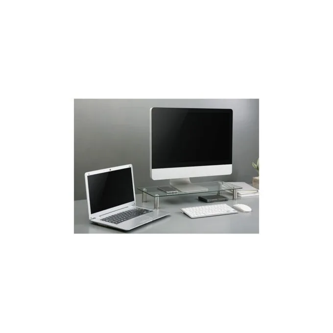 ROLINE Hhenverstellbarer Glas-Monitor-Stnder rechteckig. bis 20 kg — image 6