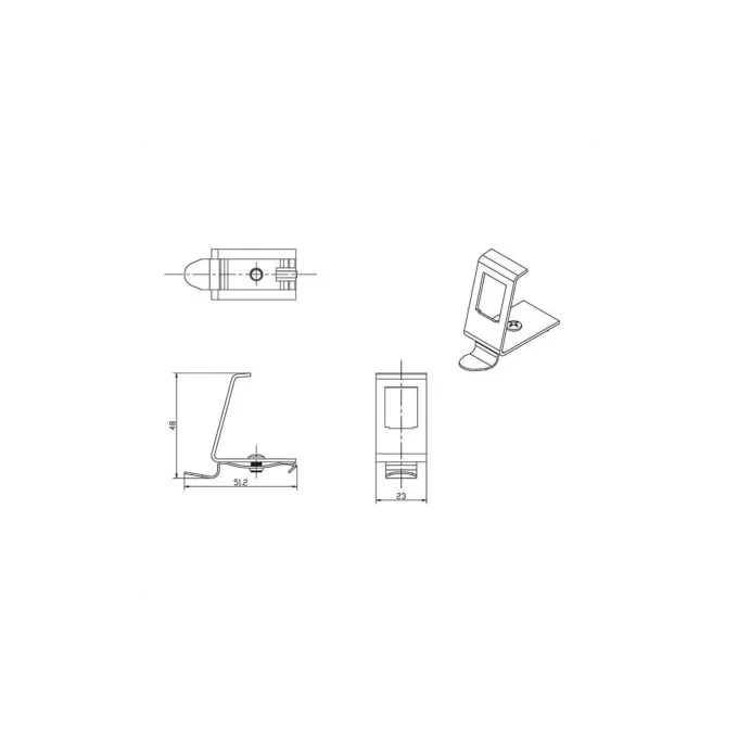 ROLINE Hutschienen-Adapter unbestckt. fr 1 Keystone — image 2