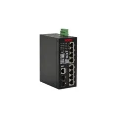 ROLINE Industrial Gigabit Switch. 10 Ports. PoE+. Smart Managed. 240W