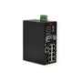 ROLINE Industrial Gigabit Switch. 10 Ports. PoE+. Smart Managed