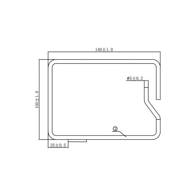 ROLINE Kabelse. 140x100 mm. Metall. Kabeleinfhrung seitlich — image 2