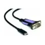 ROLINE Konverter-Kabel USB-C - seriell. FTDI Chipset. 1.8 m