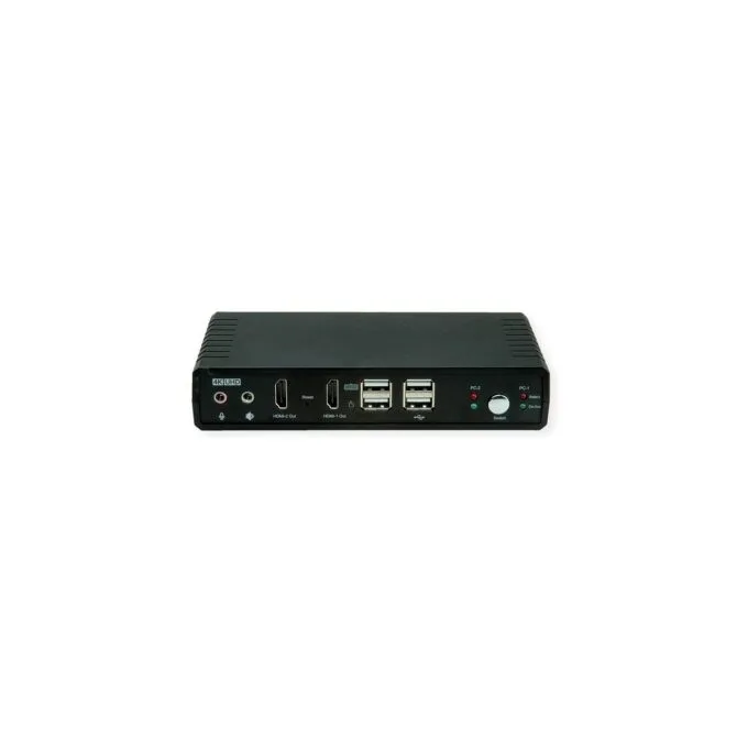 ROLINE KVM-Audio-Switch Dual Head HDMI 4K60. 1 User - 2 PC — image 4