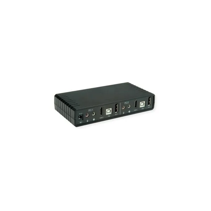 ROLINE KVM-Audio-Switch Dual Head HDMI 4K60. 1 User - 2 PC — image 5