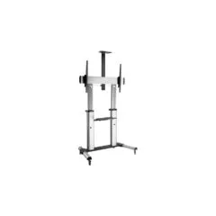 ROLINE LCD- TV-Rollstnder. 60-100 Zoll. bis 100kg. silberfarben