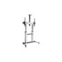 ROLINE LCD- TV-Rollstnder. 60-100 Zoll. bis 100kg. silberfarben