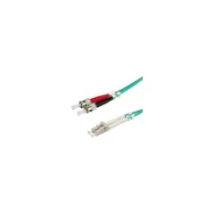 ROLINE LWL-Kabel 50 125um OM3 LC ST trkis 0.5m