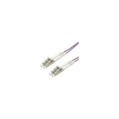 ROLINE LWL-Kabel 50 125um OM4 LC LC Low-Loss-Stecker violett 2m