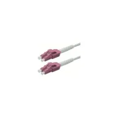 ROLINE LWL-Kabel duplex 50 125m OM4, LC LC, UNIBOOT, violett, 5 m