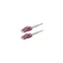 ROLINE LWL-Kabel duplex 50 125m OM4, LC LC, UNIBOOT, violett, 5 m