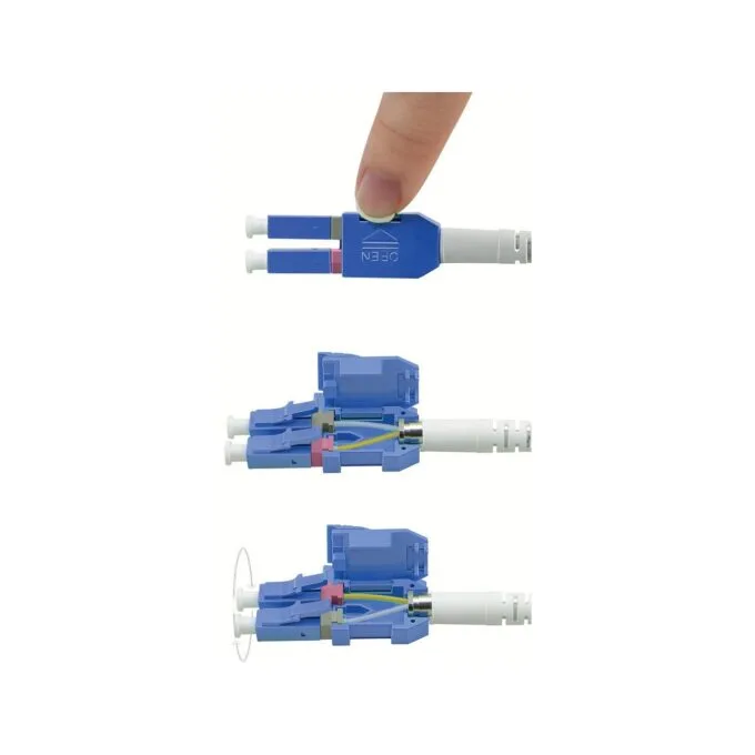 ROLINE LWL-Kabel duplex 9 125m OS2, LC LC, UNIBOOT, gelb, 0,5 m — image 2