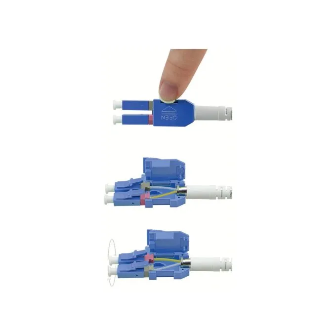 ROLINE LWL-Kabel duplex 9 125m OS2. LC LC. UNIBOOT. gelb. 15 m — image 2