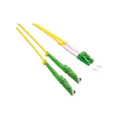 ROLINE LWL-Kabel duplex 9 125m OS2. LSH LC. APC Schliff. LSOH. gelb. 0.5 m