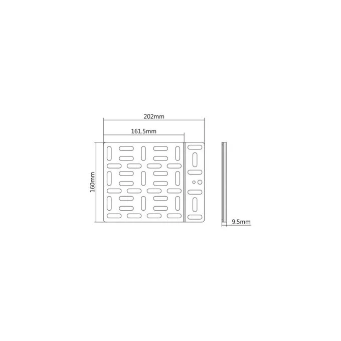ROLINE Media-Player Halterung. klein (202 x 160 mm). bis 1 kg — image 3