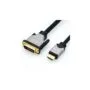 ROLINE Monitorkabel DVI (24+1) - HDMI. ST ST. schwarz silber. 5 m