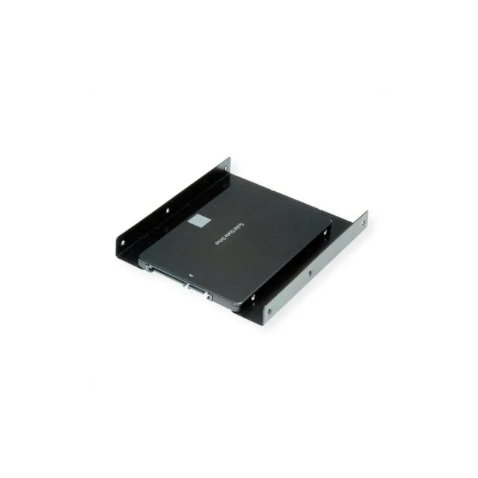 ROLINE Montageadapter. 3.5 Zoll Rahmen fr 1x 2.5 HDD SSD. Metall. schwarz — image 2