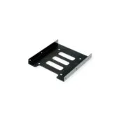 ROLINE Montageadapter. 3.5 Zoll Rahmen fr 1x 2.5 HDD SSD. Metall. schwarz