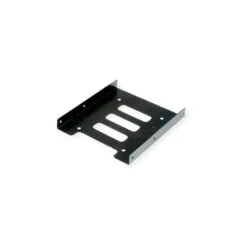ROLINE Montageadapter. 3.5 Zoll Rahmen fr 1x 2.5 HDD SSD. Metall. schwarz